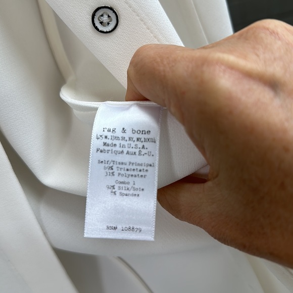 Rag & Bone sleeveless shirt size xxs but would fit size xs - Picture 5 of 7